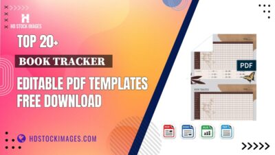 Top 20+ Book Tracker   Editable PDF Templates Free Download