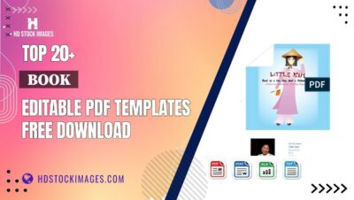 Top 20+  Book  Editable PDF Templates Free Download