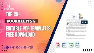 Top 20+ Bookkeeping   Editable PDF Templates Free Download