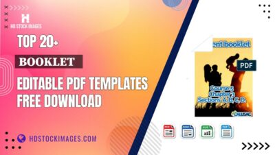 Top 20+ Booklet   Editable PDF Templates Free Download