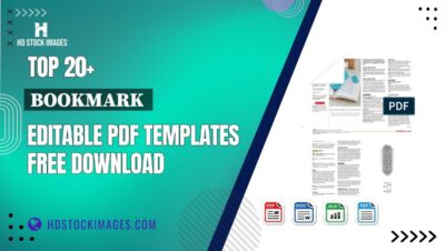 Top 20+ Bookmark  Editable PDF Templates Free Download