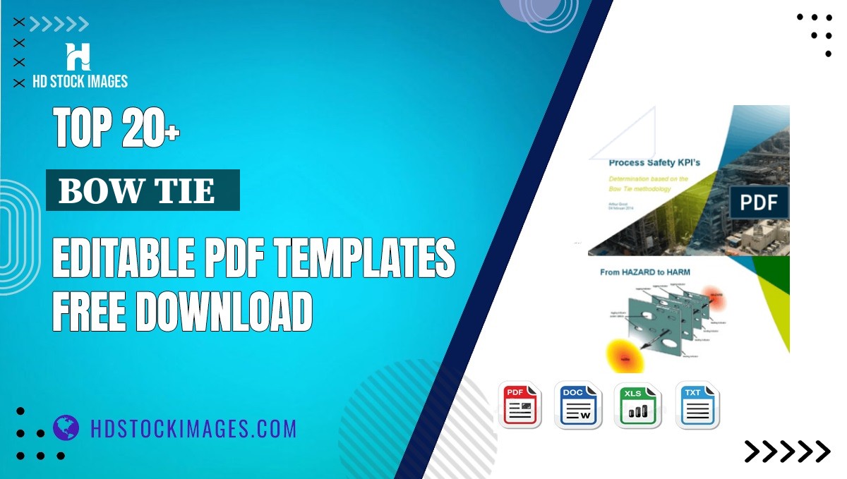 Top 20+ Bow Tie   Editable PDF Templates Free Download