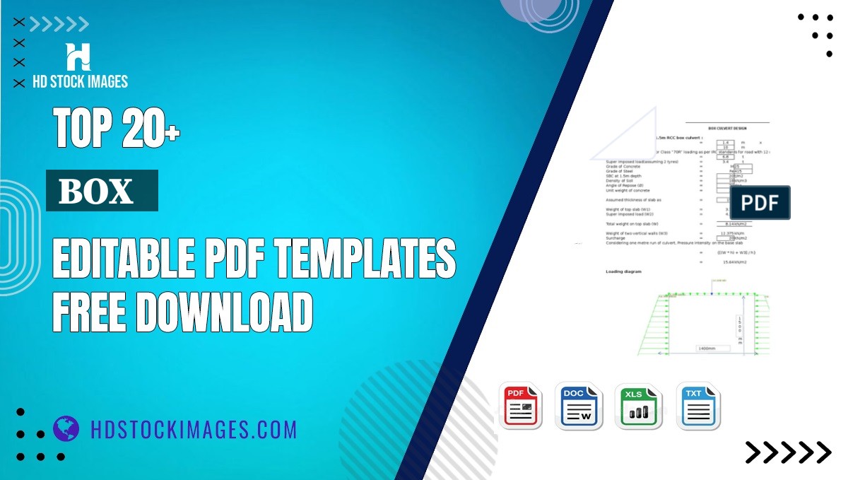 Top 20+ Box   Editable PDF Templates Free Download