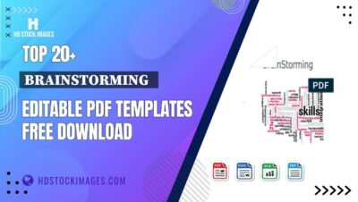 Top 20+ Brainstorming   Editable PDF Templates Free Download