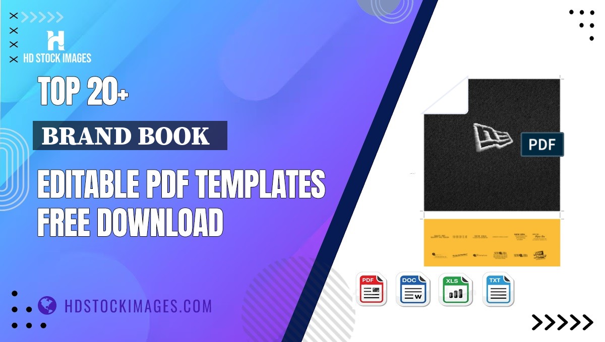 Top 20+ Brand Book   Editable PDF Templates Free Download