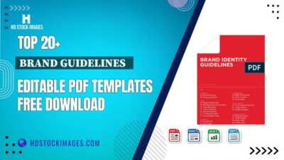 Top 20+ Brand Guidelines Editable PDF Templates Free Download