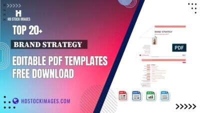 Top 20+ Brand Strategy   Editable PDF Templates Free Download