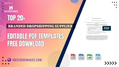 Top 20+ Branded Dropshipping Supplier   Editable PDF Templates Free Download