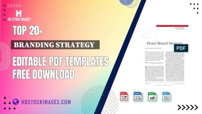 Top 20+ Branding Strategy   Editable PDF Templates Free Download