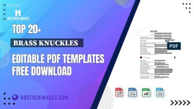 Top 20+ Brass Knuckles   Editable PDF Templates Free Download