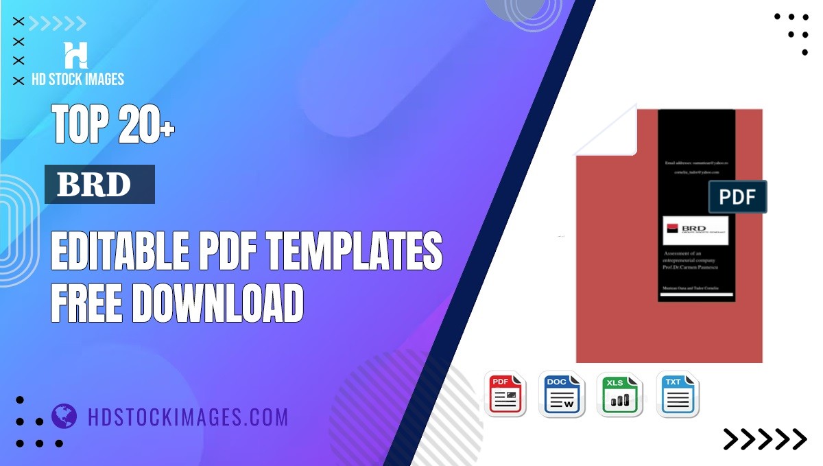 Top 20+ Brd   Editable PDF Templates Free Download