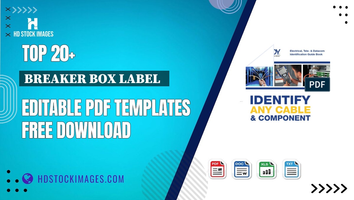 Top 20+ Breaker Box Label   Editable PDF Templates Free Download