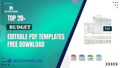 Top 20+  Budget Editable PDF Templates Free Download