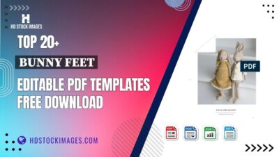 Top 20+ Bunny Feet Editable PDF Templates Free Download