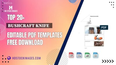 Top 20+ Bushcraft Knife   Editable PDF Templates Free Download