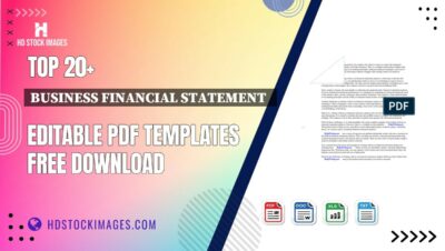 Top 20+ Business Financial Statement   Editable PDF Templates Free Download