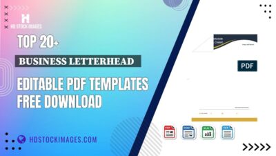 Top 20+ Business Letterhead   Editable PDF Templates Free Download