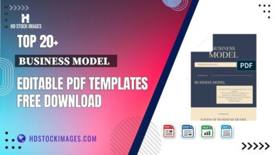 Top 20+ Business Model   Editable PDF Templates Free Download