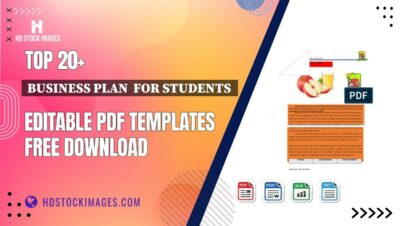 Top 20+ Business Plan  For Students  Editable PDF Templates Free Download