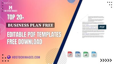 Top 20+ Business Plan Free Editable PDF Templates Free Download