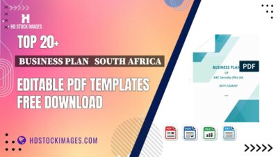 Top 20+ Business Plan   South Africa Editable PDF Templates Free Download