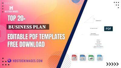 Top 20+ Business Plan   Editable PDF Templates Free Download