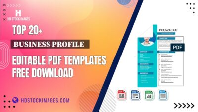 Top 20+ Business Profile   Editable PDF Templates Free Download