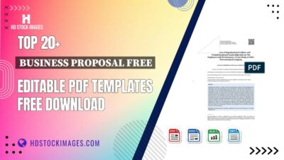 Top 20+ Business Proposal Free Editable PDF Templates Free Download