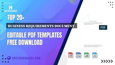 Top 20+ Business Requirements Document Editable PDF Templates Free Download