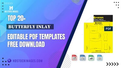 Top 20+ Butterfly Inlay   Editable PDF Templates Free Download