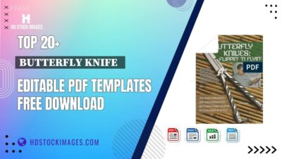 Top 20+ Butterfly Knife   Editable PDF Templates Free Download