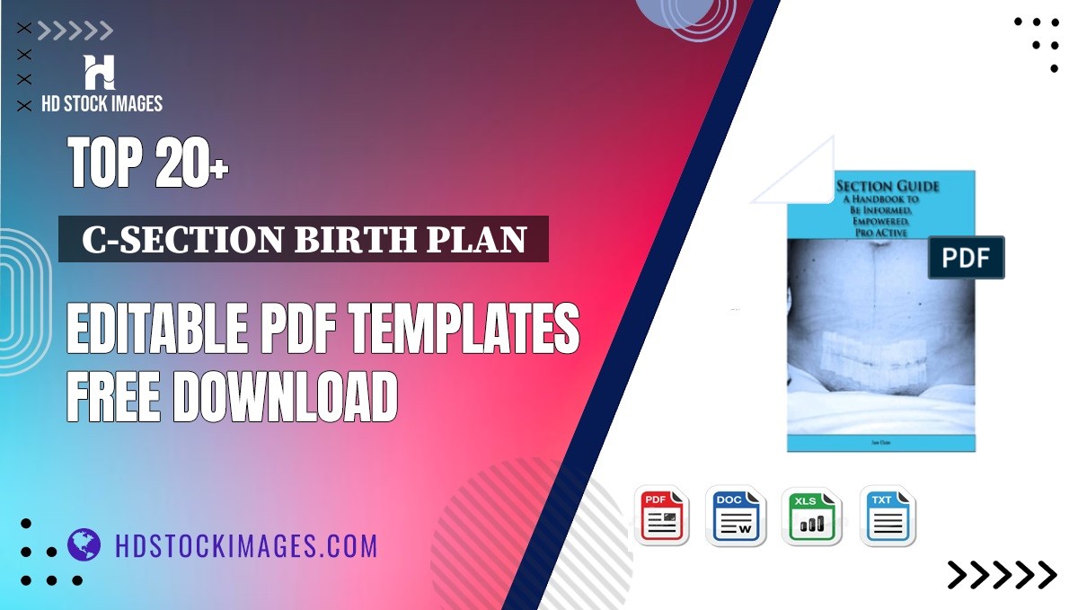 Top 20+  C-section Birth Plan  Editable PDF Templates Free Download