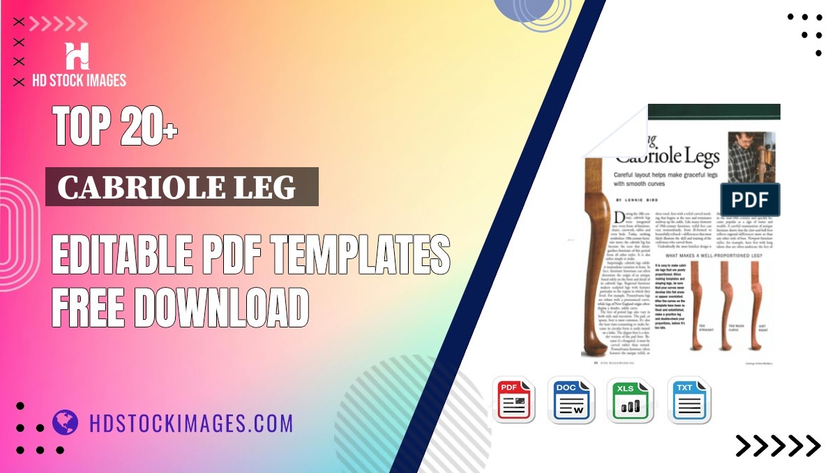 Top 20+ Cabriole Leg   Editable PDF Templates Free Download