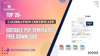 Top 20+  Calibration Certificate  Editable PDF Templates Free Download