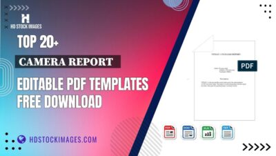 Top 20+ Camera Report   Editable PDF Templates Free Download