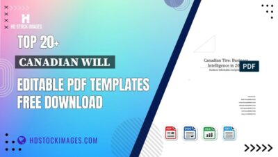 Top 20+ Canadian Will  Editable PDF Templates Free Download