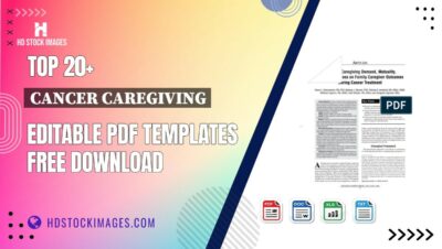 Top 20+ Cancer Caregiving Editable PDF Templates Free Download