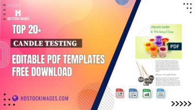 Top 20+ Candle Testing   Editable PDF Templates Free Download