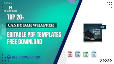 Top 20+ Candy Bar Wrapper Editable PDF Templates Free Download