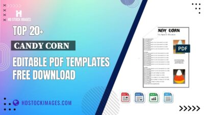 Top 20+ Candy Corn   Editable PDF Templates Free Download