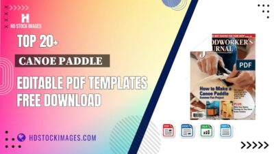 Top 20+ Canoe Paddle   Editable PDF Templates Free Download