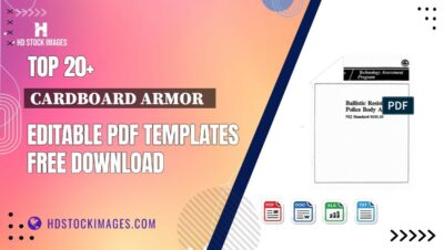 Top 20+ Cardboard Armor Editable PDF Templates Free Download