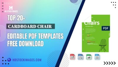 Top 20+ Cardboard Chair   Editable PDF Templates Free Download