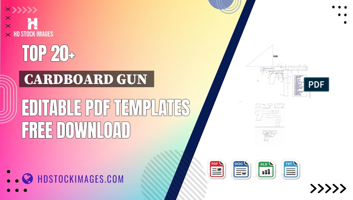 Top 20+ Cardboard Gun  Editable PDF Templates Free Download