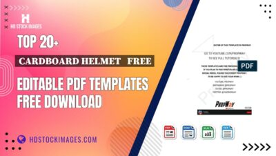 Top 20+ Cardboard Helmet   Free Editable PDF Templates Free Download