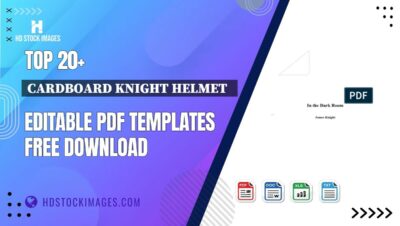 Top 20+ Cardboard Knight Helmet   Editable PDF Templates Free Download