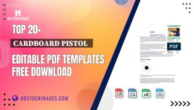 Top 20+ Cardboard Pistol   Editable PDF Templates Free Download