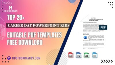 Top 20+ Career Day Powerpoint Kids Editable PDF Templates Free Download