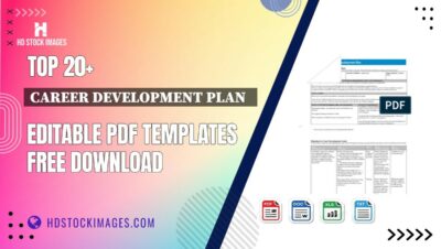 Top 20+ Career Development Plan   Editable PDF Templates Free Download