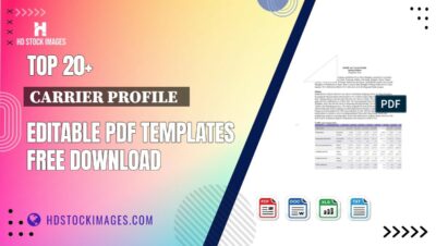 Top 20+ Carrier Profile   Editable PDF Templates Free Download